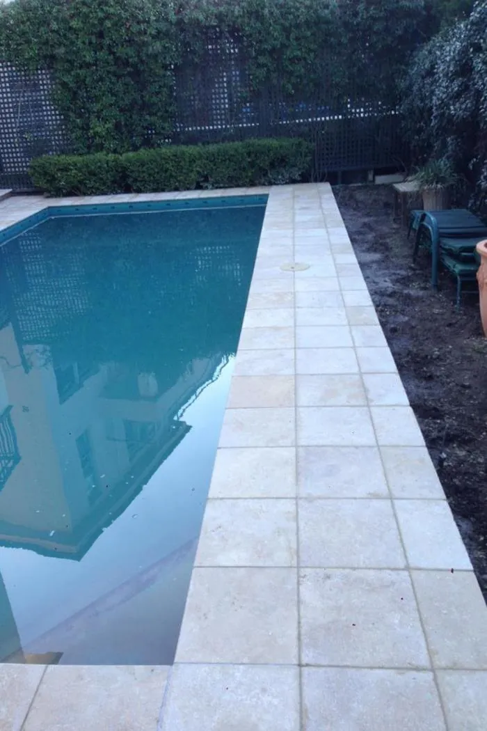 Travertine Pool Coping